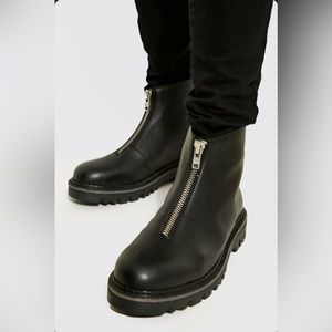 Zip Front Chelsea Boot